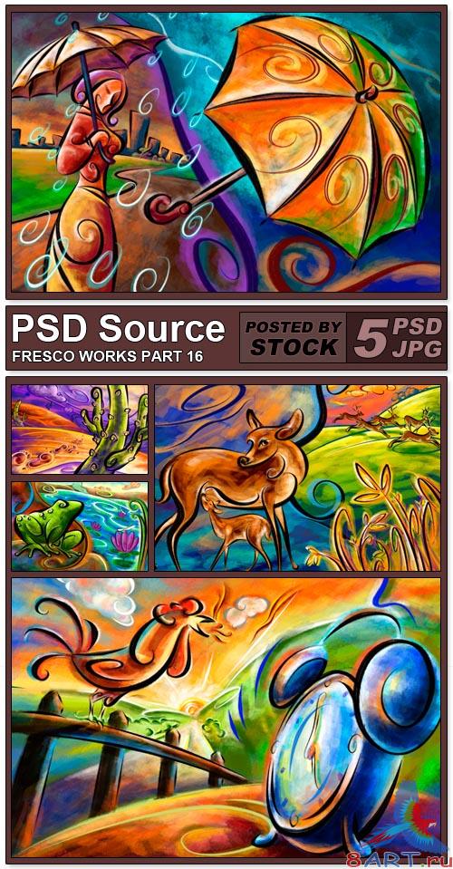 PSD Source - Fresco works 16