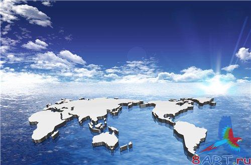 PSD - Creative World Map PSD - Creative World Map