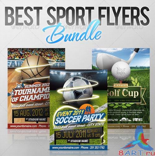 GraphicRiver Best Sport Flyers Bundle GraphicRiver Best Sport Flyers Bundle