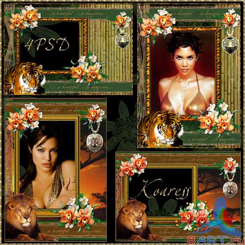 Набор многослойных рамок ради фото - краса - опасное оружие Набор многослойных рамок в интересах фото - картинность - опасное оружие