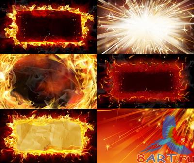 PSD Layered Pictures - Fire