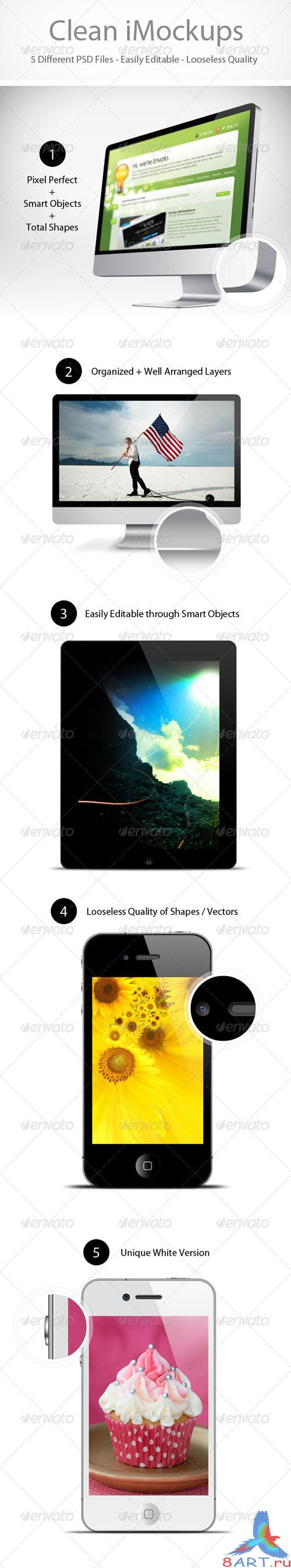 GraphicRiver Clean iMockups - REUPLOAD