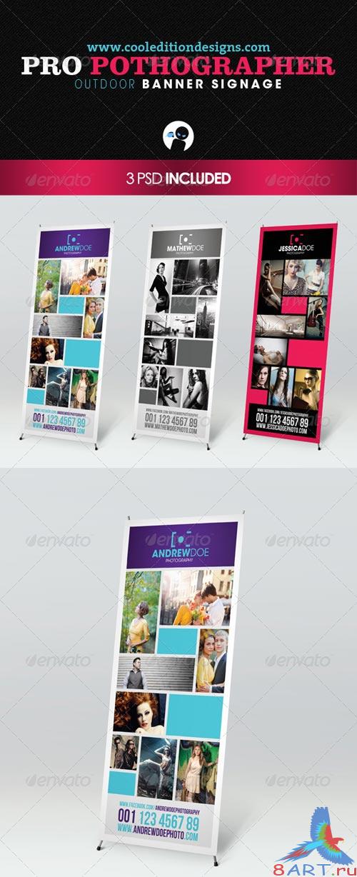 GraphicRiver Pro Photographer Outdoor Banner Signage