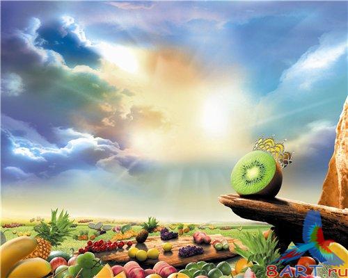 PSD - Collection of fruit