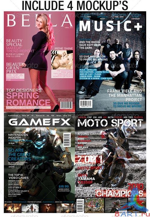 GraphicRiver Magazine Covers No. 1