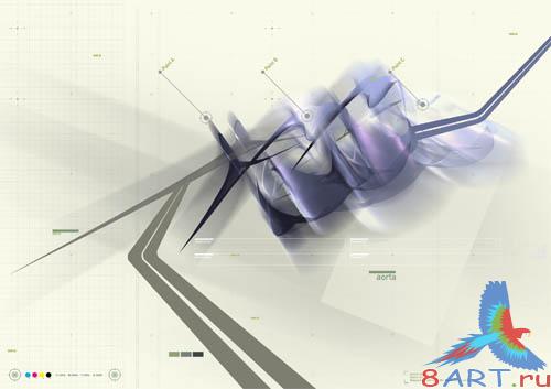 PSD - Bright 3D Style Template