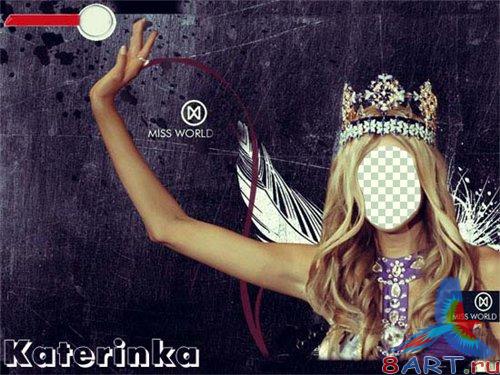 Женский обычай к фотошопа - Мисс Мира Женский обычай на фотошопа - Мисс Мира