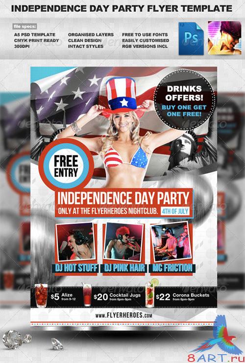 GraphicRiver Independence Day Flyer Template