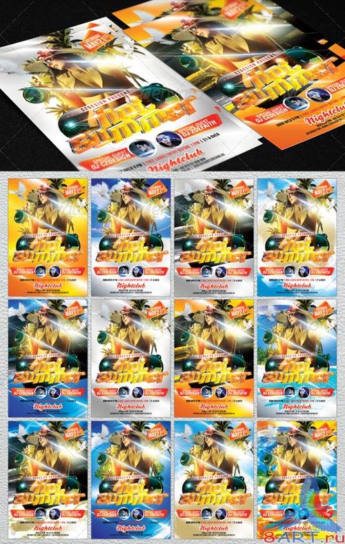 GraphicRiver Hot Summer Flyer Template