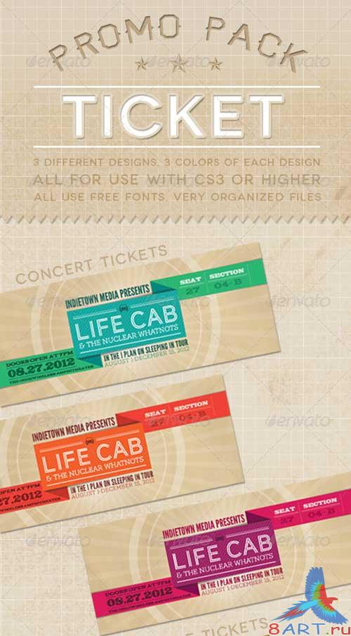 GraphicRiver Ticket Promo Pack