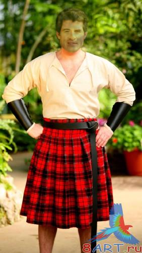 Мужской привычка в видах монтажа - Шотландец Мужской обычай к монтажа - Шотландец