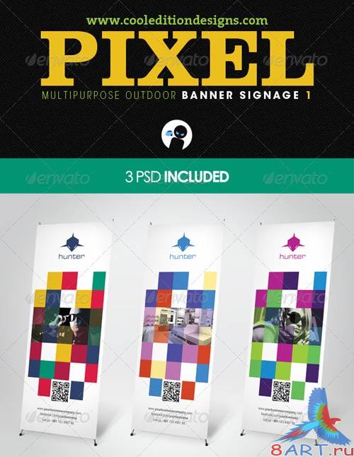 GraphicRiver Pixel - Multipurpose Outdoor Banner Signage 1 GraphicRiver Pixel - Multipurpose Outdoor Banner Signage 1