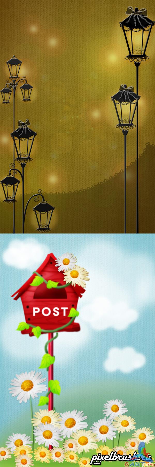 2 Art Posters -  (     Photoshop)