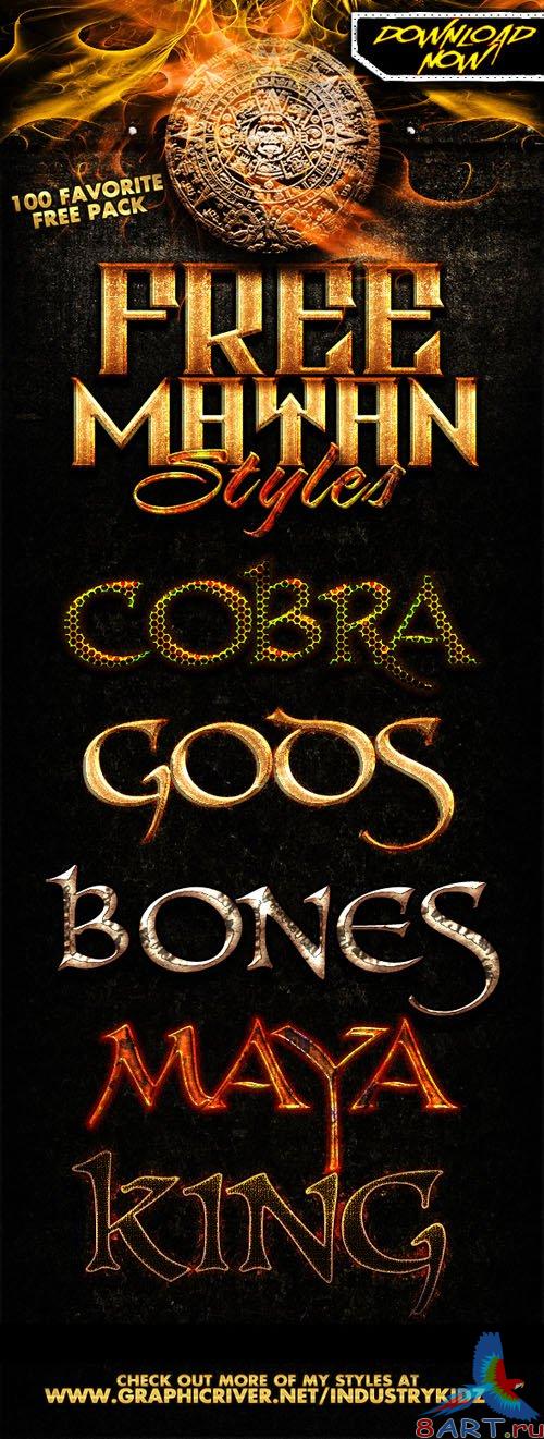 Mayan Photoshop Styles