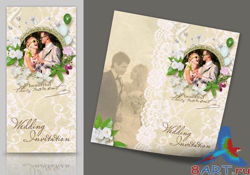 PSD Wedding invitation - This moment PSD Wedding invitation - This moment