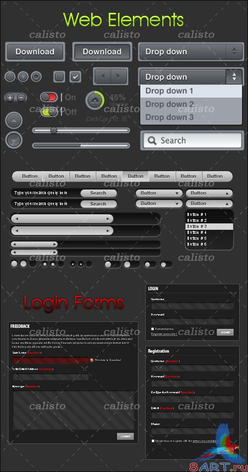 Web Elements - UI, Login Form