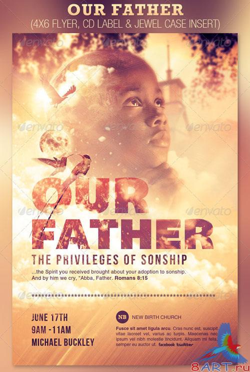 GraphicRiver Our Father Flyer and CD Template