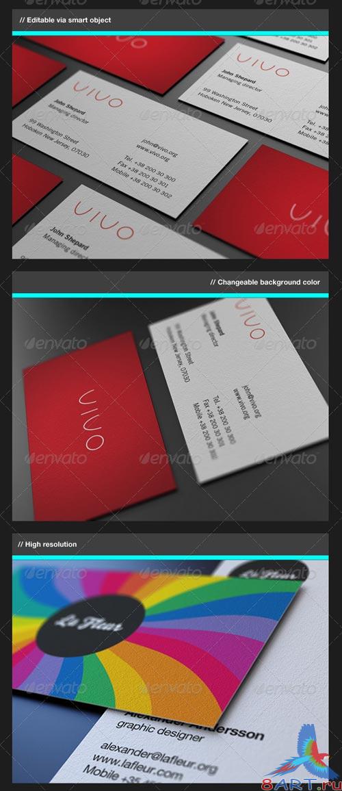 GraphicRiver Business Card Mock-Up GraphicRiver Business Card Mock-Up