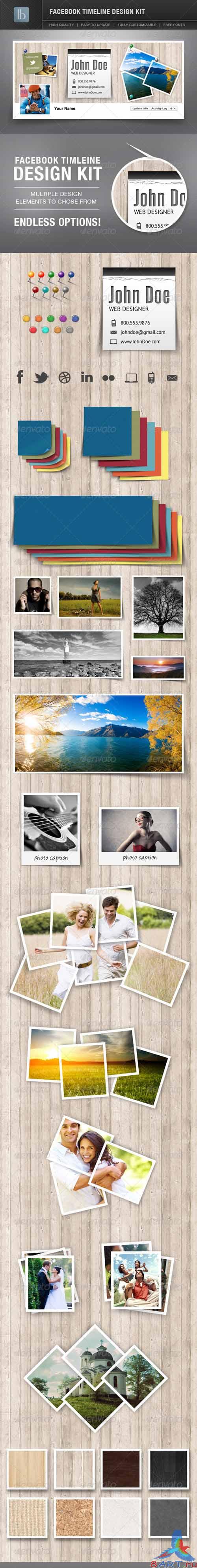 GraphicRiver Facebook Timeline Cover Design Kit - REUPLOAD