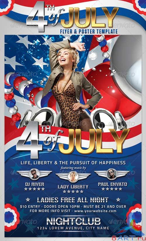 GraphicRiver 4th of July Flyer and Poster Template