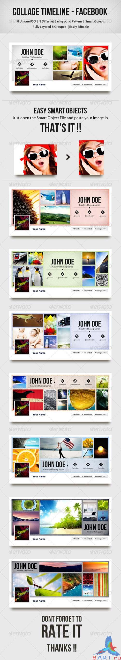 GraphicRiver Collage Timeline - Facebook