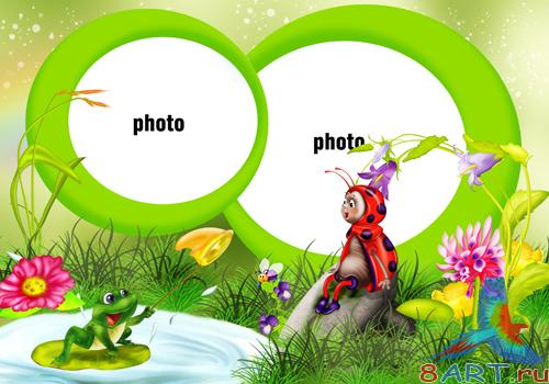 PSD frame - Magic lake