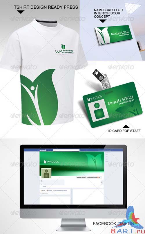 GraphicRiver Complete Corporate Identity-2-Waccol Green