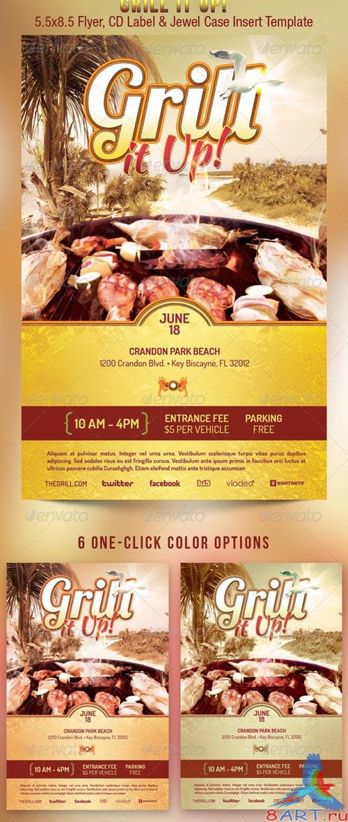 GraphicRiver Grill It Up Flyer Template
