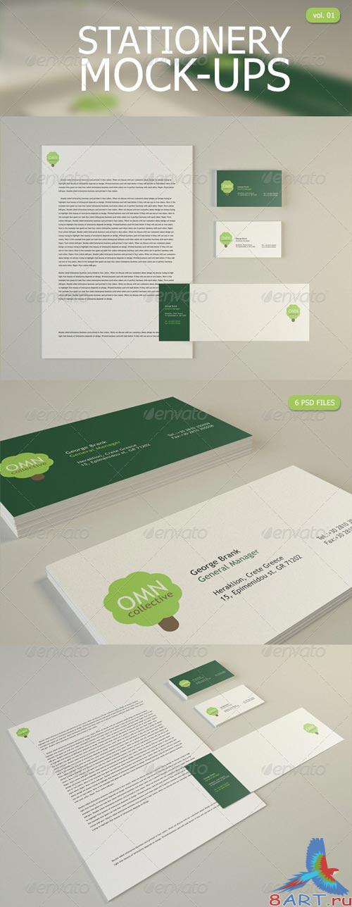 GraphicRiver Stationery Mock Up