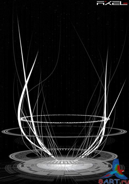 Techno Art Original Character Decoration