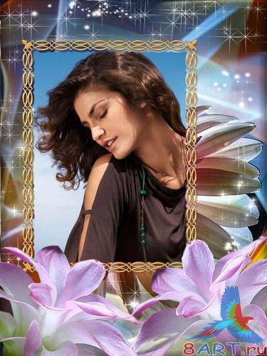 Фоторамка - Воздушные цветы Фоторамка - Воздушные цветы