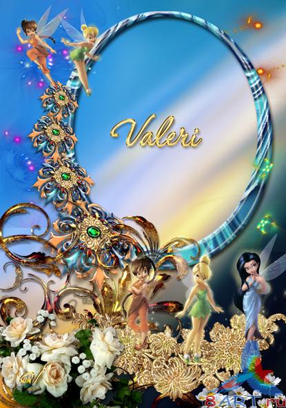 Сказочная рамка к девочек "Феи Винкс" Сказочная рамка в видах девочек "Феи Винкс"