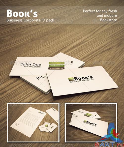 Bookstore corporate identity - GraphicRiver