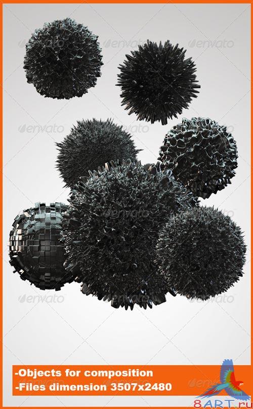 GraphicRiver 3D Liquid spheres