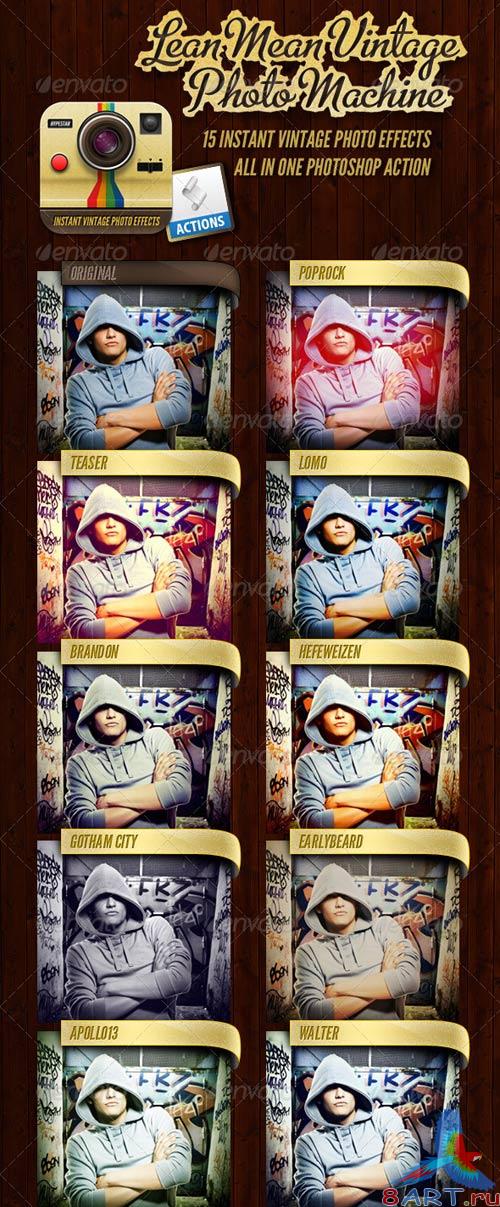 GraphicRiver Lean Mean Vintage Photo Machine