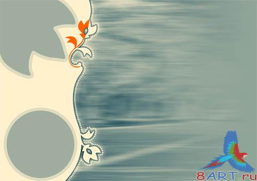 PSD - Grey Abstract Template