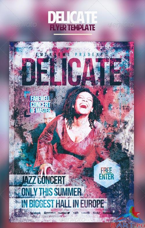 GraphicRiver Delicate Flyer Template