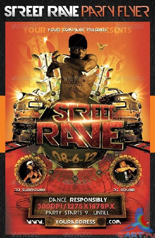 GraphicRiver Street Rave Party Flyer