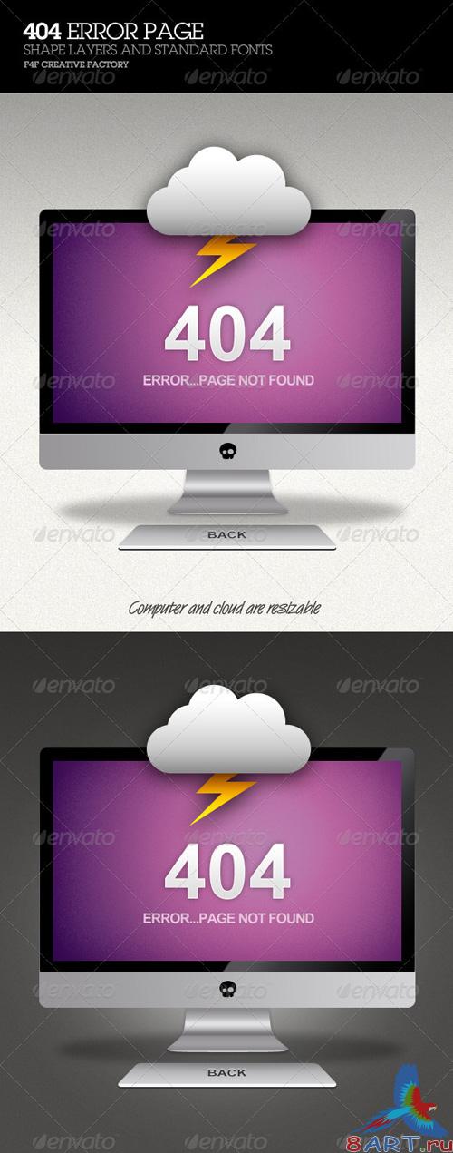 GraphicRiver 404 Error Page - REUPLOAD