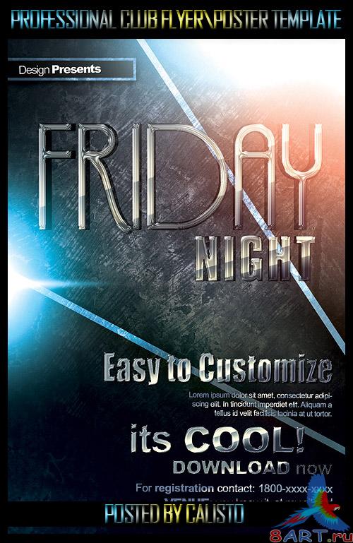 Friday Night Flyer/Poster Template