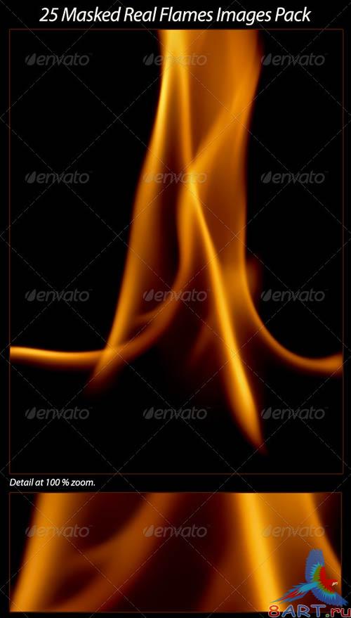 GraphicRiver 25 Real Flames Pack