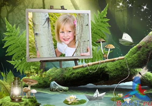 PSD frame - World of fantasy