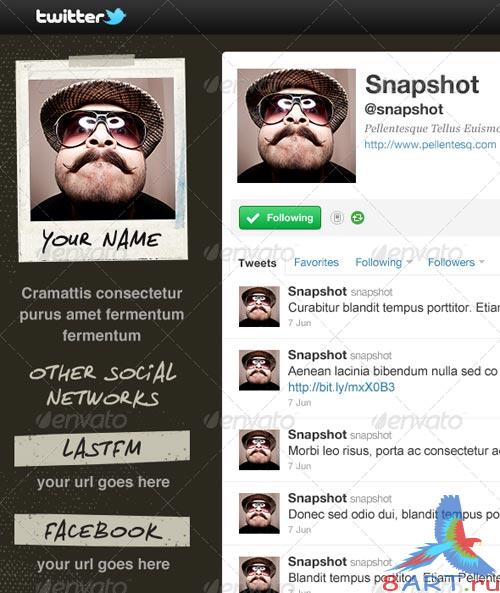 GraphicRiver Snapshot - Twitter Background