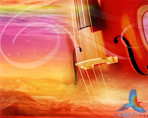 PSD - Bright Music Template