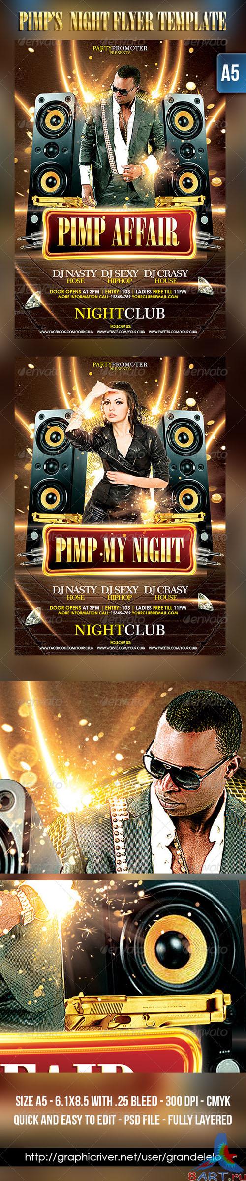 GraphicRiver - PIMP Party Flyer Template 2723221