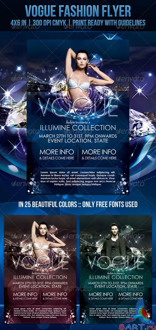 GraphicRiver Vogue Fashion Flyer GraphicRiver Vogue Fashion Flyer