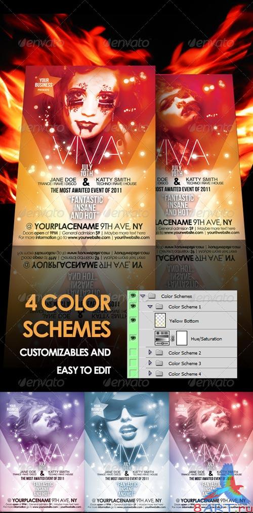GraphicRiver Viva Event Flyer