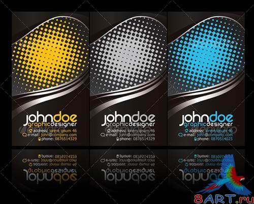 GraphicRiver Black modern business card GraphicRiver Black modern business card