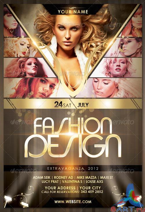 GraphicRiver Fashion Design Flyer Template