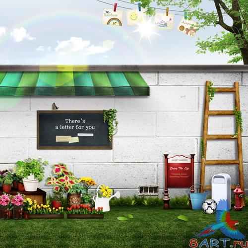 PSD - Flowers in my yard     